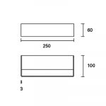 Toppi 250mm Wall fixture — изображение 2