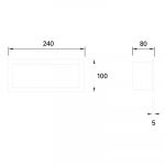 Tamesis Recessed wall lighting — изображение 2