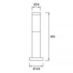Koral 450mm Bollard - Image 2