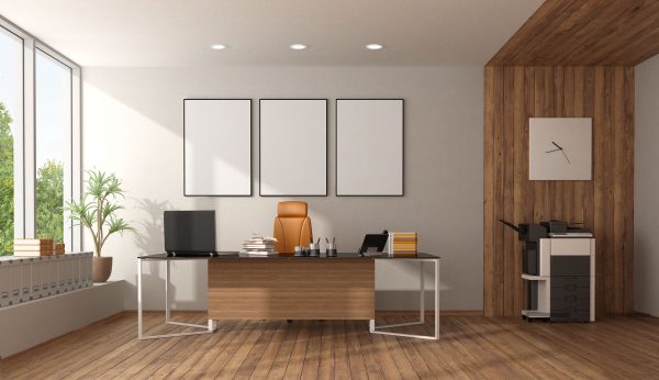 Modern office with desk, chair and photocopier SICRO Accessory - Image 2