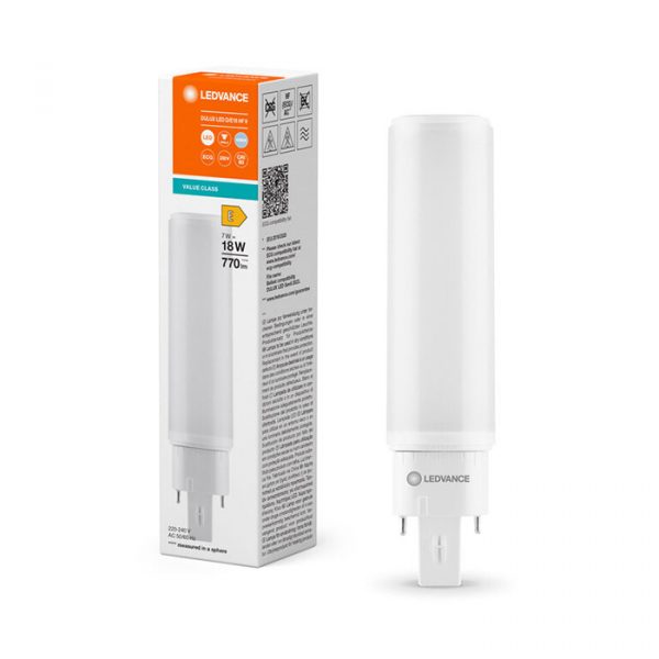 Bulb Dulux D/E LED 7W(18)/840 G24q-2 - Image 1