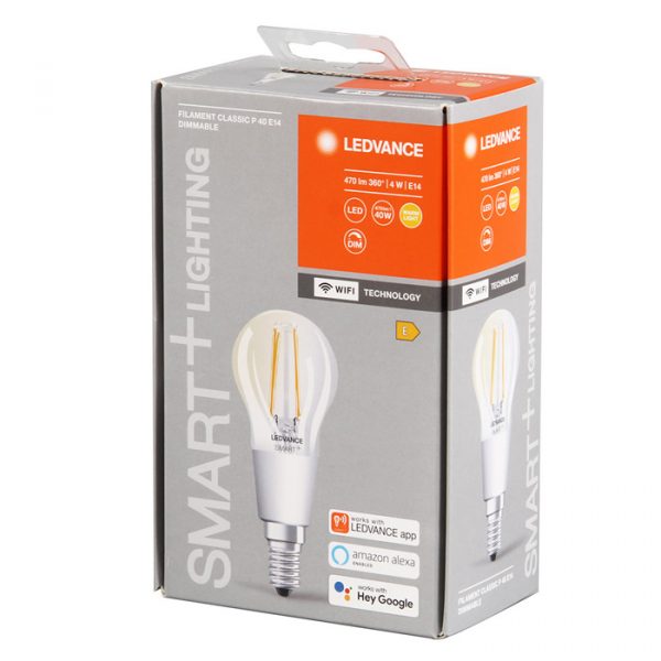 Bulb Ledvance Smart WiFi Retrofit CLP 4W(40)/827 E14 DIM - Image 1