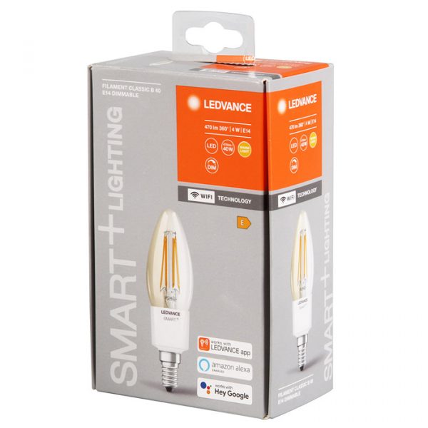 Bulb Ledvance Smart WiFi Retrofit CLB 4W(40)/827 E14 DIM - Image 1