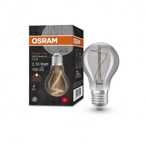 Bulb 1906 CLA 3.4W(10)/818 E27 100lm Smoke /6 - Image 1