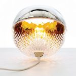 KISS pendant shade clear glass/chrome-tinted glass max. 60W - Image 2