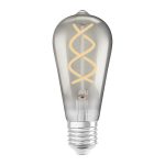 OSRAM Vintage Edison SPIRAL  smoke-colored 230V E27 LED EQ15  1800K - Image 2