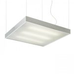 STRUCTURAL 55x55 pendant  brushed aluminum 230V 2G11 3x36W - Image 4