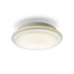 AREA 35 2D ceiling opal-colored glass/chrome 230V GR10q 28W IP44