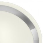 AREA 35 2D ceiling opal-colored glass/chrome 230V GR10q 28W IP44 - Image 2