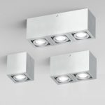 BERIT II ceiling aluminum 230V GU10 2x50W - Image 3