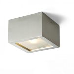 DEZA square  aluminum/satinated glass 230V LED G9 5W IP54 - Image 2