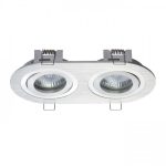 BIZZ II directional brushed aluminum 12V GU53 2x50W - Image 3