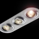 BIZZ III directional brushed aluminum 12V GU53 3x50W - Image 2