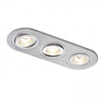 BIZZ III directional brushed aluminum 12V GU53 3x50W