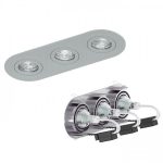 BIZZ III directional brushed aluminum 12V GU53 3x50W - Image 4