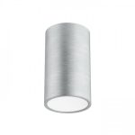 MEA ceiling cylindrical  brushed aluminum 230V LED E27 15W - Image 4