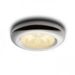 ESTA LED recessed driver incl chrome 230V/350mA LED 3x1W 3000K - Image 2