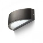 LESA wall black  230V LED E27 15W IP54