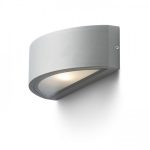 LESA wall silver grey  230V LED E27 15W IP54