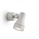 DIREZZA wall silver grey  230V LED GU10 8W IP54 - Image 2