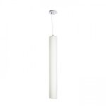 TOMBA pendant  opal-colored glass/chrome 230V G5 3x21W