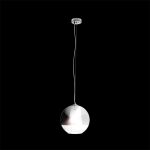 BEAU MONDE 35 pendant  chrome-tinted glass/clear glass 230V LED E27 15W - Image 4
