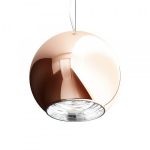 BEAU MONDE 25 pendant  copper-tinted glass 230V LED E27 15W - Image 2