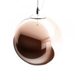 BEAU MONDE 25 pendant  copper-tinted glass 230V LED E27 15W - Image 4