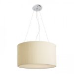 LALO 55 pendant cream white matt nickel 230V LED E27 3x15W