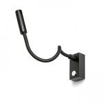 AIM on a goose neck black 230V LED 3W 45° 3000K - Image 5