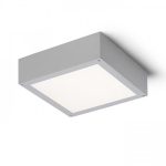 SCOTT ceiling silver grey 230V LED 9.8W IP54 3000K