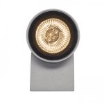 MIZZI II  silver grey  230V LED GU10 2x8W IP54 - Image 5