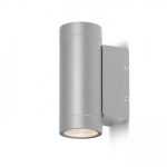 MIZZI II  silver grey  230V LED GU10 2x8W IP54