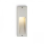 FACA recessed silver grey 230V LED 2W IP54 3000K - Image 2