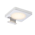 YOLO SQ above mirror  chrome 12V= LED 4W IP44  3000K