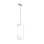 LUCIA 30x10 pendant  satinated glass/chrome 230V LED E27 15W - Image 3