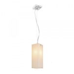 LUCIA 30x10 pendant  satinated glass/chrome 230V LED E27 15W - Image 4