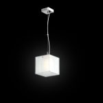 LUCIA 15x15 pendant  satinated glass/chrome 230V LED G9 5W - Image 4