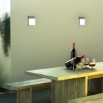 VERIA wall silver grey 230V LED 6W 116° IP54 3000K - Image 2