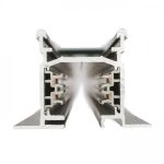 EUTRAC 2m 3-circuit track recessed white 230V - Image 2