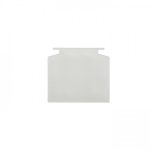 EUTRAC end cap for 3-circuit track white