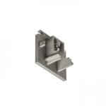 EUTRAC end cap for 3-circuit track silver grey - Image 2