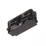 EUTRAC straight joint electrical black 230V