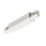 EUTRAC straight connector with feed-in white 230V