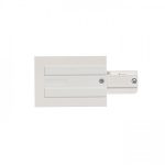 EUTRAC feed-in for recessed 3-circuit tracks polarity left white  230V - Image 4