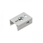 EUTRAC track clamp for 3-circuit tracks silver grey