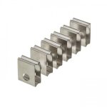 EUTRAC spring clips for recessed 3-circuit track 6pcs