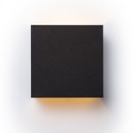 LOPE W 25/14 wall  Polycotton black/golden foil 230V LED E27 15W - Image 4