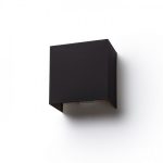 LOPE W 25/14 wall Polycotton black/white PVC 230V LED E27 15W - Image 2