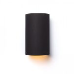 RON W 15/25 wall Polycotton black/white PVC 230V LED E27 15W - Image 2